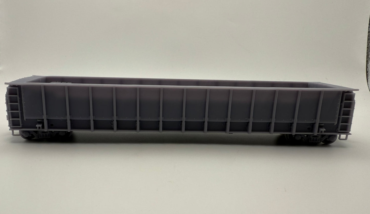 HO FREIGHT CAR ~ Norfolk Southern M-271 Tie Gondola - Undecorated 3D Resin Kit