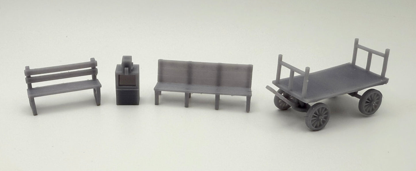 HO Details ~ Station Accessories