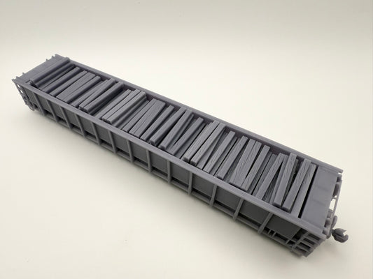 HO FREIGHT CAR ~ Norfolk Southern M-272 Tie Gondola - Undecorated 3D Resin Kit