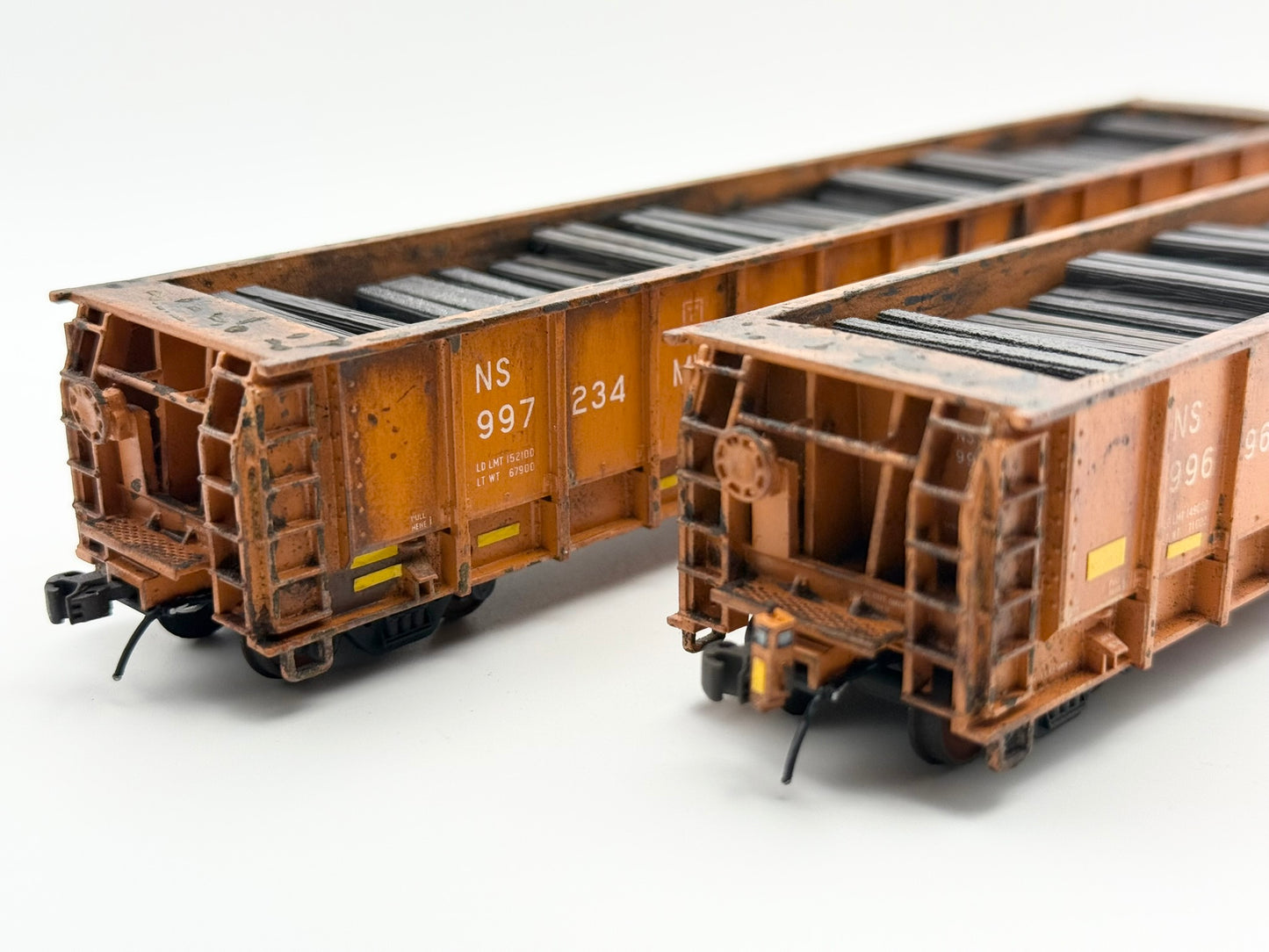 HO FREIGHT CAR ~ Norfolk Southern M-271 Tie Gondola - Undecorated 3D Resin Kit