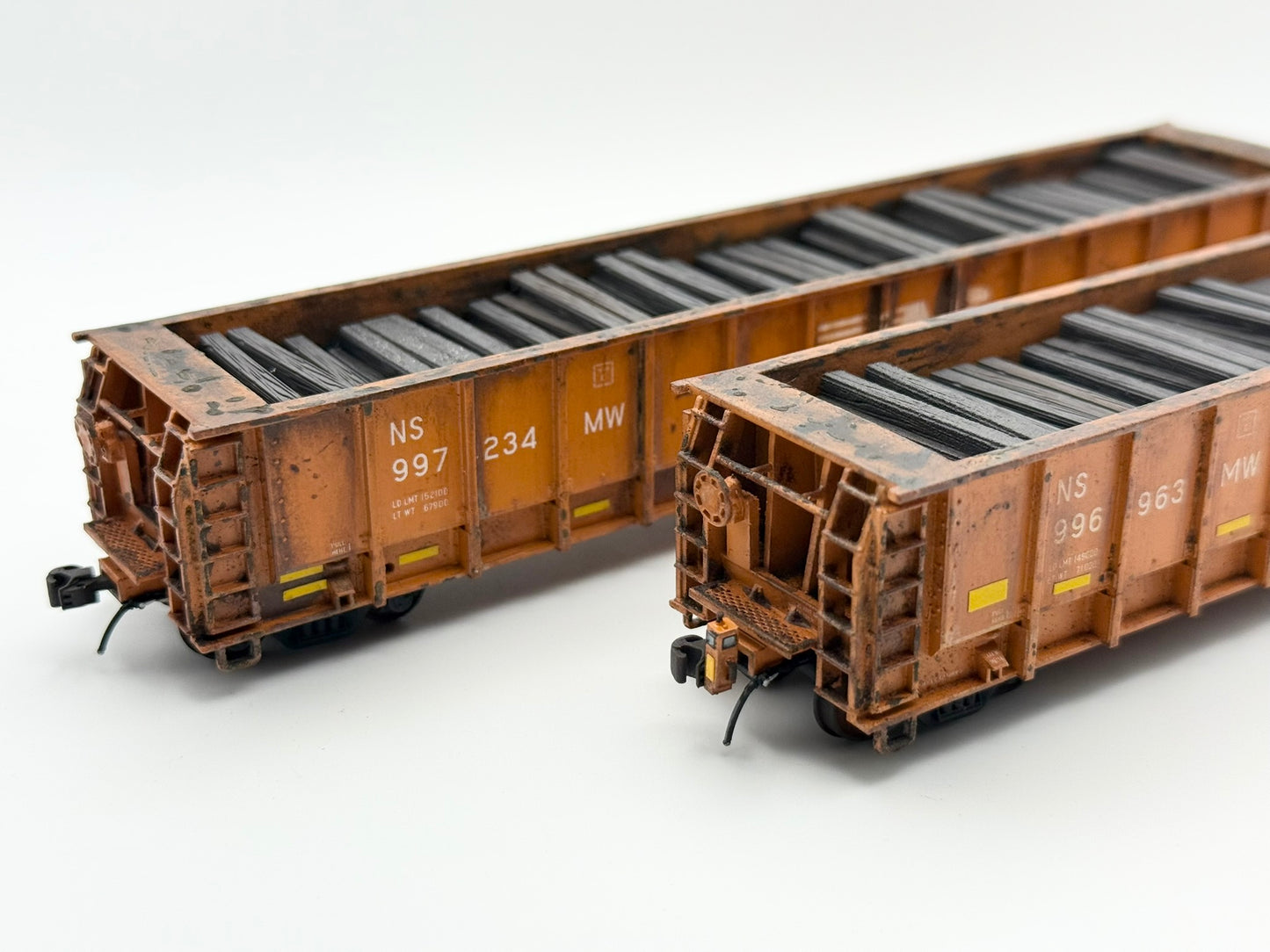 HO FREIGHT CAR ~ Norfolk Southern M-271 Tie Gondola - Undecorated 3D Resin Kit