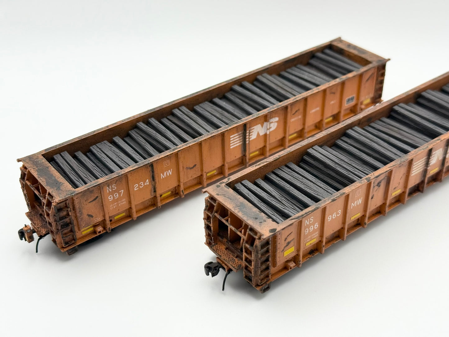 HO FREIGHT CAR ~ Norfolk Southern M-271 Tie Gondola - Undecorated 3D Resin Kit