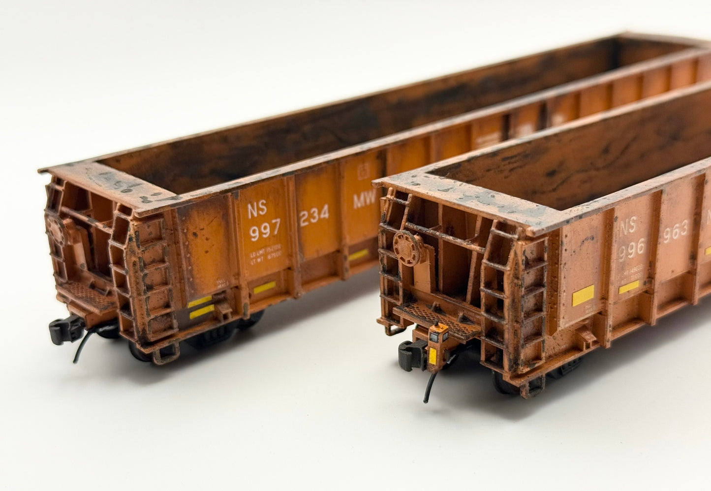 HO FREIGHT CAR ~ Norfolk Southern M-271 Tie Gondola - Undecorated 3D Resin Kit