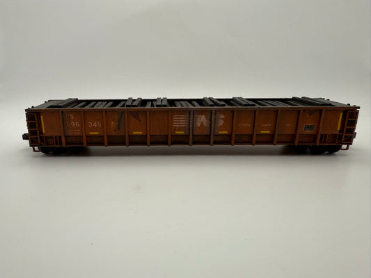 HO FREIGHT CAR ~ Norfolk Southern M-272 Tie Gondola - PAINTED