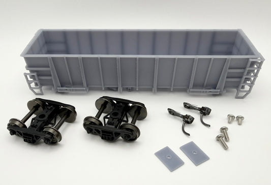 HO G1 Phosphate Gondola - Undecorated 3D Printed Resin Kit - CSX, Seaboard Coast Line, Family Lines