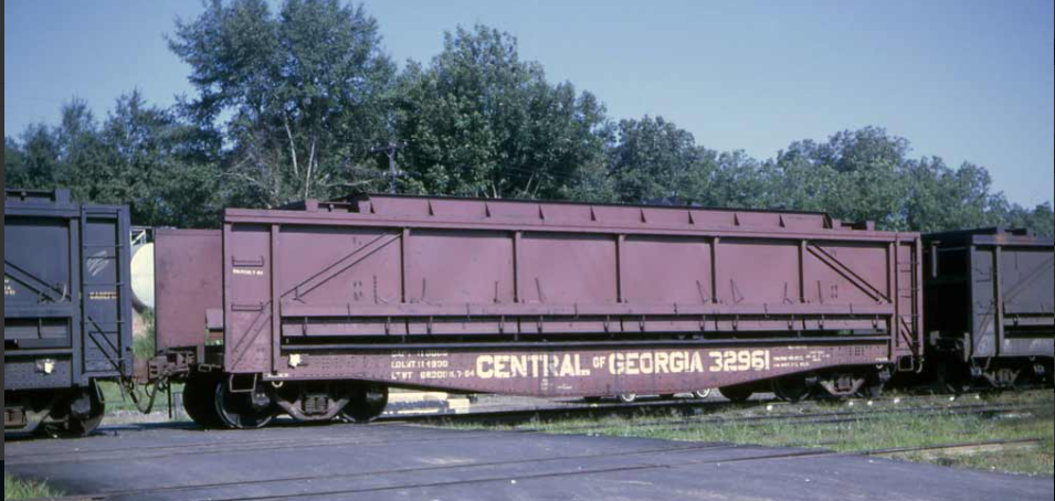 HO Southern/Central of Georgia Tie Car