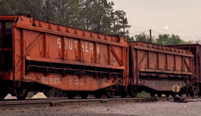 HO Southern/Central of Georgia Tie Car