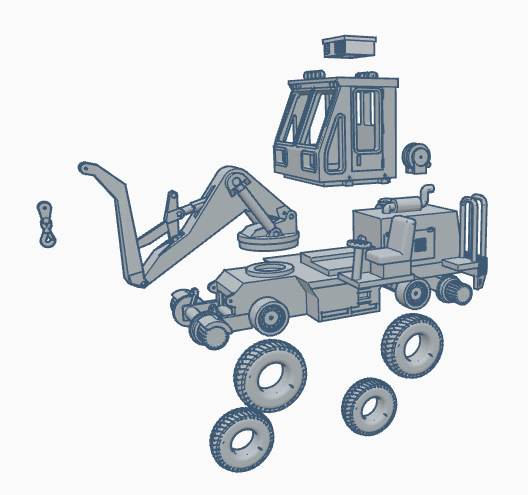 HO Swingmaster ~ On Track Version ~ Undecorated 3D Resin Kit