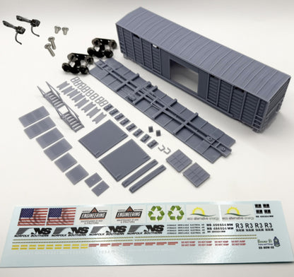HO Norfolk Southern ECO Maintenance of Way Boxcar