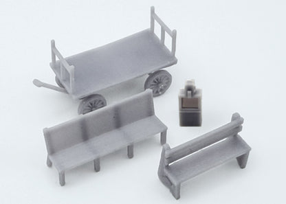 HO Details ~ Station Accessories