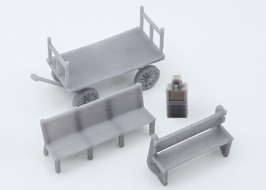 HO Details ~ Station Accessories