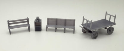 HO Details ~ Station Accessories
