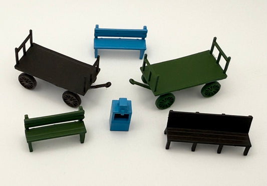 HO Details ~ Station Accessories