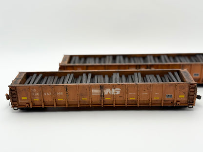 HO FREIGHT CAR ~ Norfolk Southern M-271 Tie Gondola - Undecorated 3D Resin Kit
