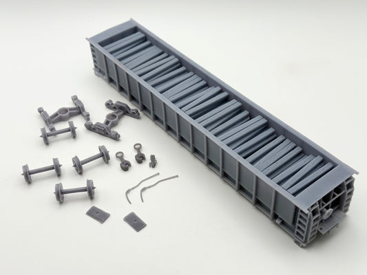 HO FREIGHT CAR ~ Norfolk Southern M-271 Tie Gondola - Undecorated 3D Resin Kit