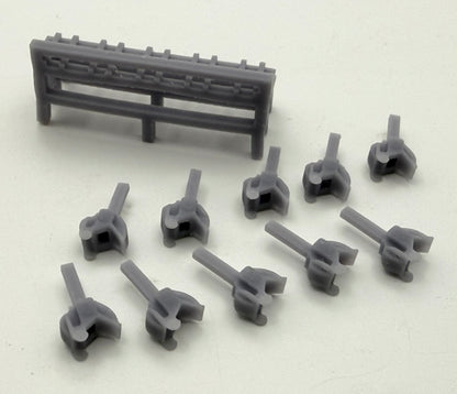 HO DETAILS - Coupler Rack - Undecorated Kit