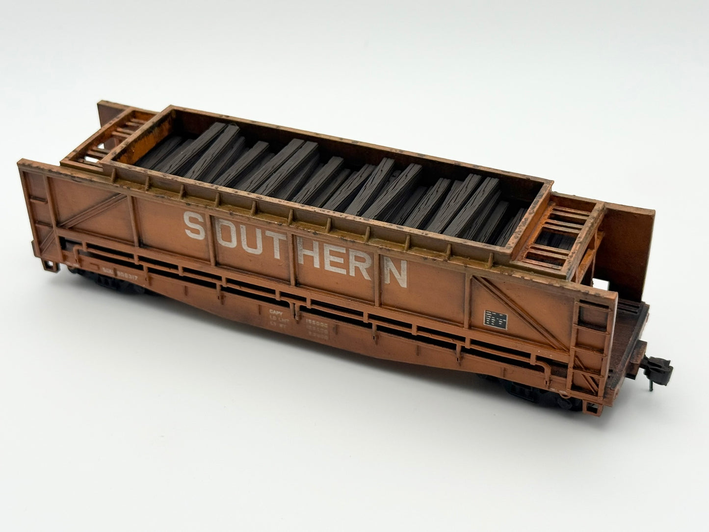 HO Southern/Central of Georgia Tie Car ~ Undecorated 3D Resin Kit