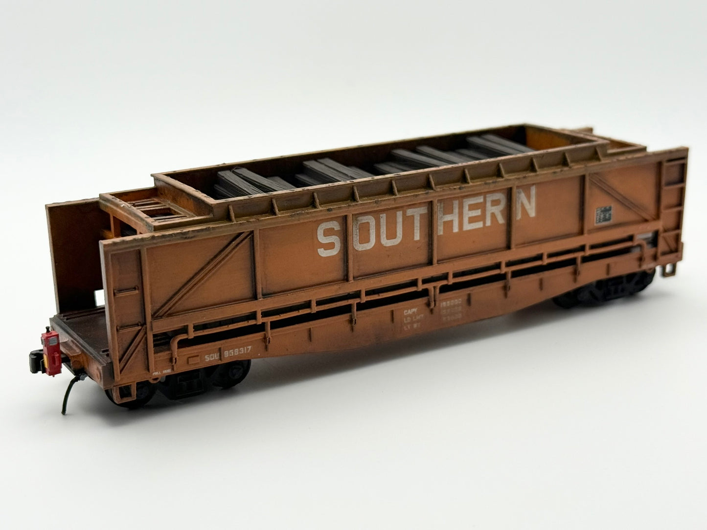 HO Southern/Central of Georgia Tie Car ~ Undecorated 3D Resin Kit