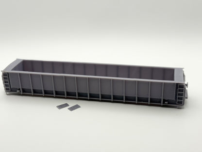 HO FREIGHT CAR ~ Norfolk Southern M-271 Tie Gondola ~ Undecorated 3D Resin Kit