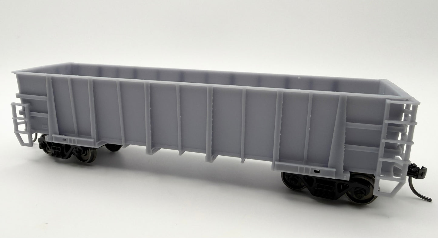 HO G1 Phosphate Gondola - Undecorated 3D Printed Resin Kit - CSX, Seaboard Coast Line, Family Lines