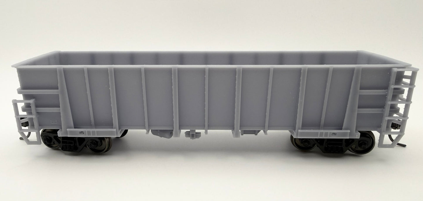 HO G1 Phosphate Gondola - Undecorated 3D Printed Resin Kit - CSX, Seaboard Coast Line, Family Lines
