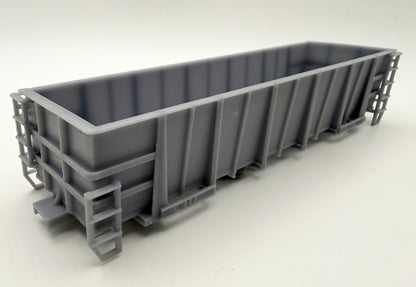 HO G1 Phosphate Gondola - Undecorated 3D Printed Resin Kit - CSX, Seaboard Coast Line, Family Lines