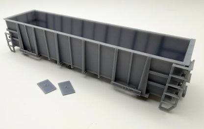 HO G1 Phosphate Gondola - Undecorated 3D Printed Resin Kit - CSX, Seaboard Coast Line, Family Lines