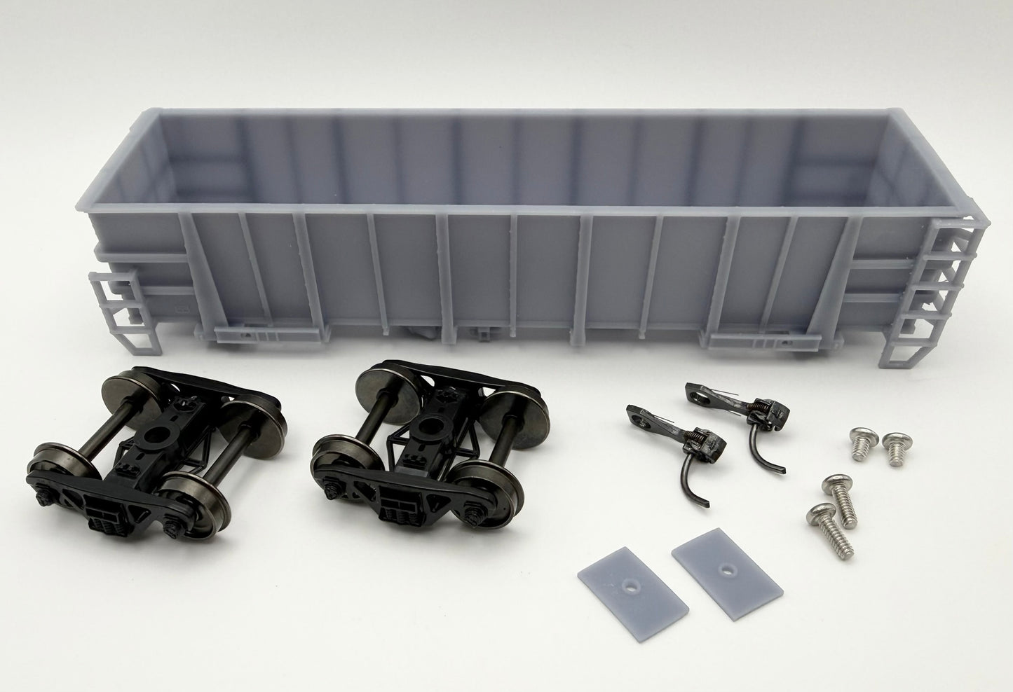 HO G1 Phosphate Gondola - Undecorated 3D Printed Resin Kit - CSX, Seaboard Coast Line, Family Lines