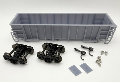 HO G1 Phosphate Gondola - Undecorated 3D Printed Resin Kit - CSX, Seaboard Coast Line, Family Lines