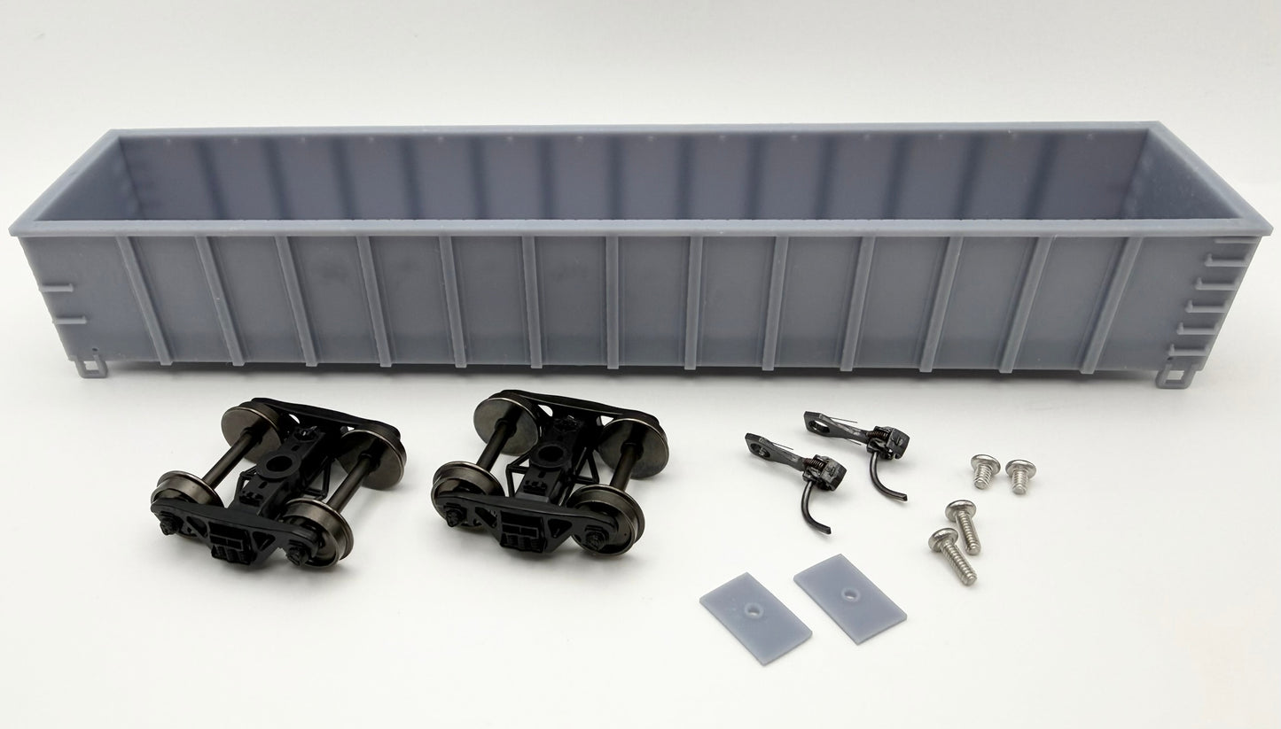 HO NW Roanoke Shops Gondola - Undecorated 3D Resin Printed Kit