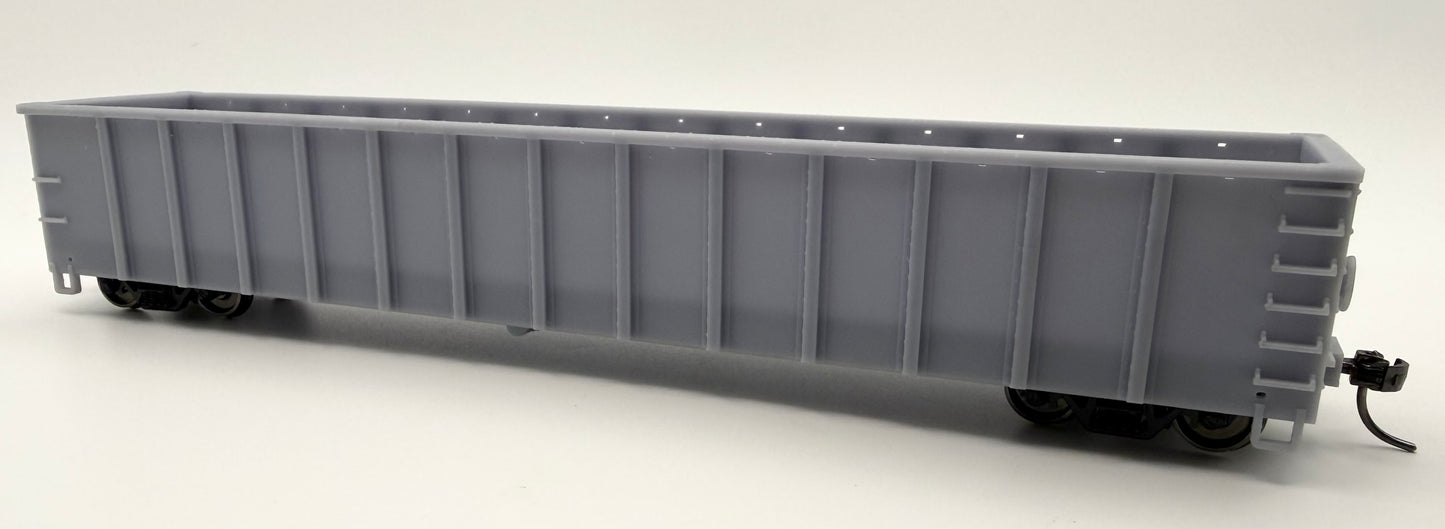 HO NW Roanoke Shops Gondola - Undecorated 3D Resin Printed Kit