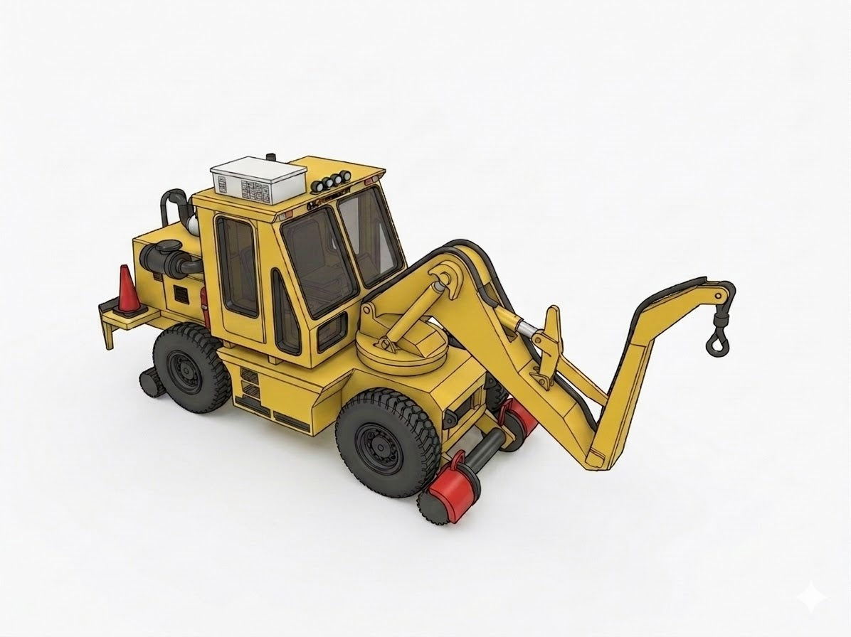 HO Swingmaster ~ On Track Version ~ Undecorated 3D Resin Kit