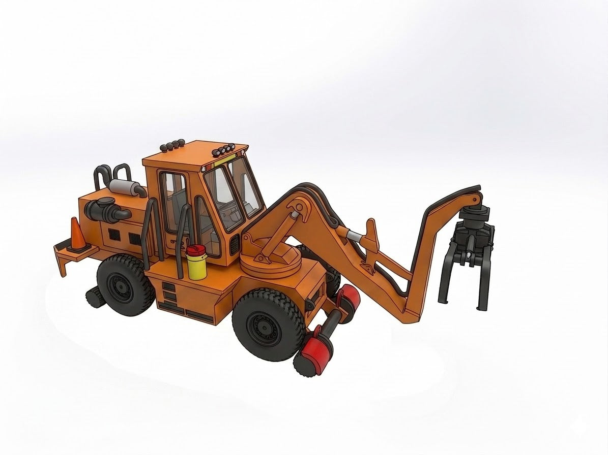 HO Swingmaster ~ On Track Version ~ Undecorated 3D Resin Kit
