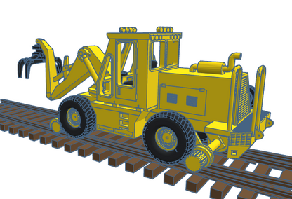 HO Swingmaster ~ Wide Cab ~ Undecorated 3D Resin Kit