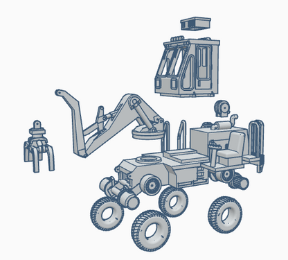 HO Swingmaster ~ On Track Version ~ Undecorated 3D Resin Kit